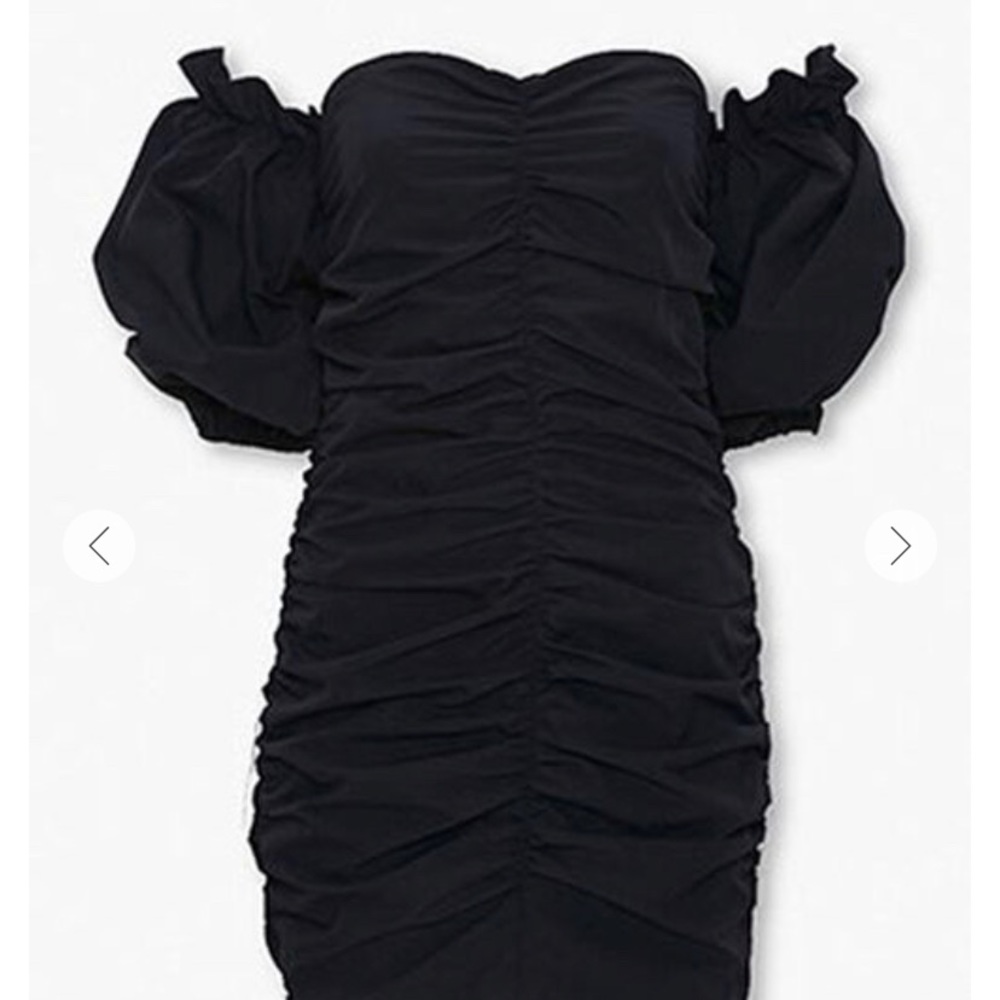 Forever21- NEW Off Shoulder Black Mini Dress